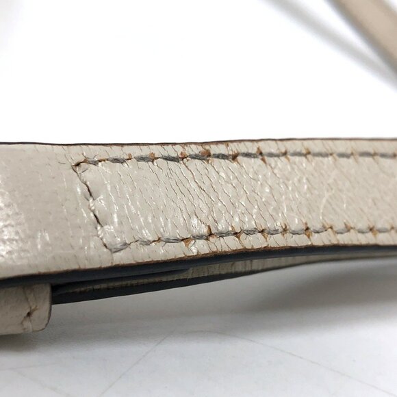 GUCCI White Leather Sylvie Shoulder Bag - Picture 9 of 16